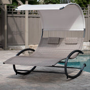 Double Chaise Steel Rocker - Sienna