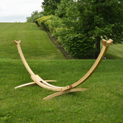 Solid Pine Arc Hammock Stand (10ft/305 cm) - Natural