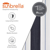Hamac Sunbrella® de style brésilien - Aruba