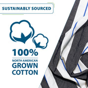 Double Cotton Hammock with Solid Pine Stand (8ft/260cm) - Harbour