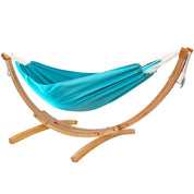 Hamac double Sunbrella® avec support en pin massif (260 cm) - Token Surfside