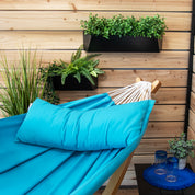 Hamac double Sunbrella® avec support en pin massif (260 cm) - Token Surfside