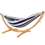 Hamac double Sunbrella® avec support en pin massif (260 cm) - Token Surfside