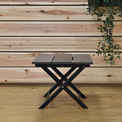 Coral Springs Aluminum Side Table - Charcoal