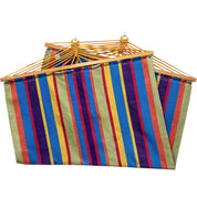 Cotton Spreader Bar Hammock - Tropical