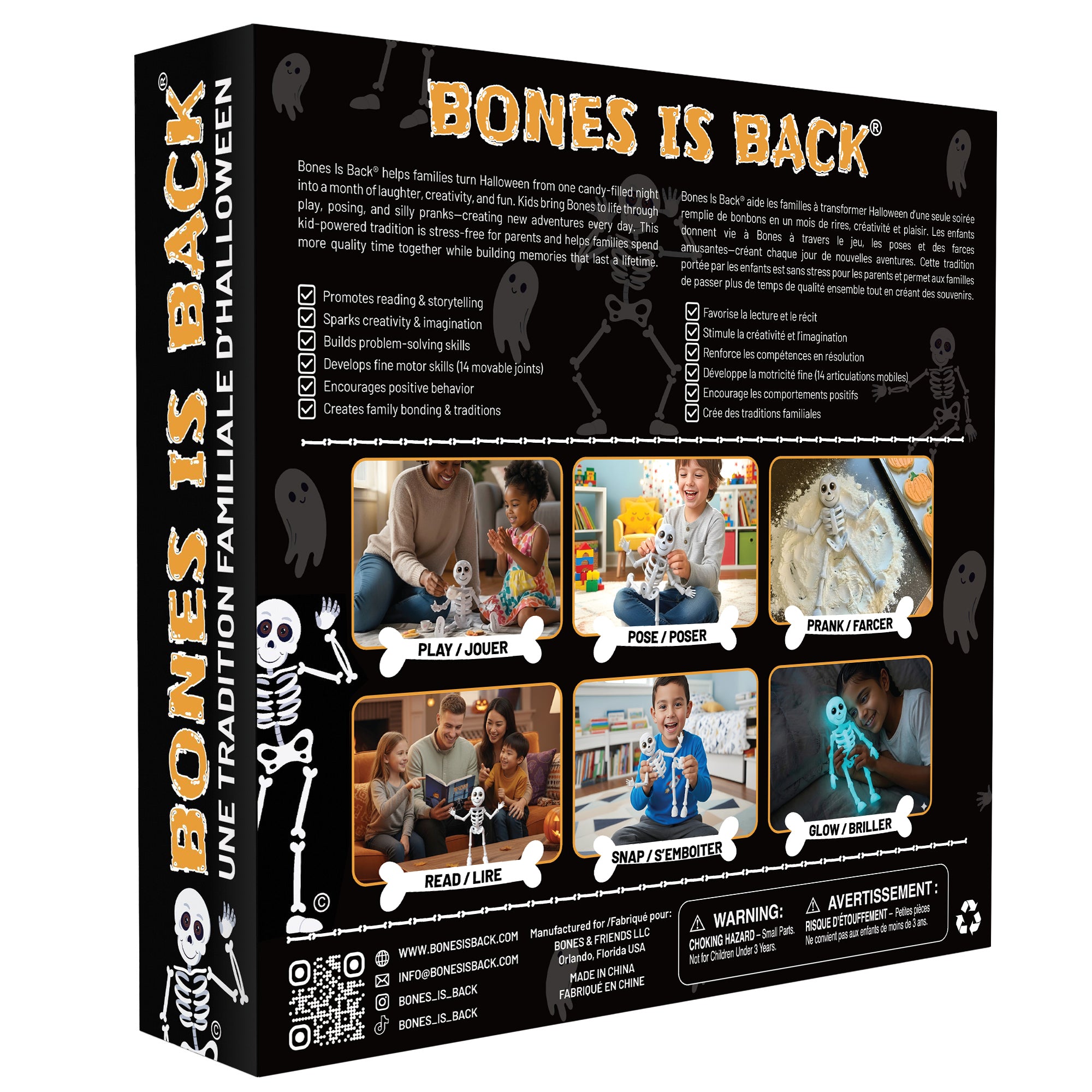 Bones Is Back - Interactive Book & Toy Set