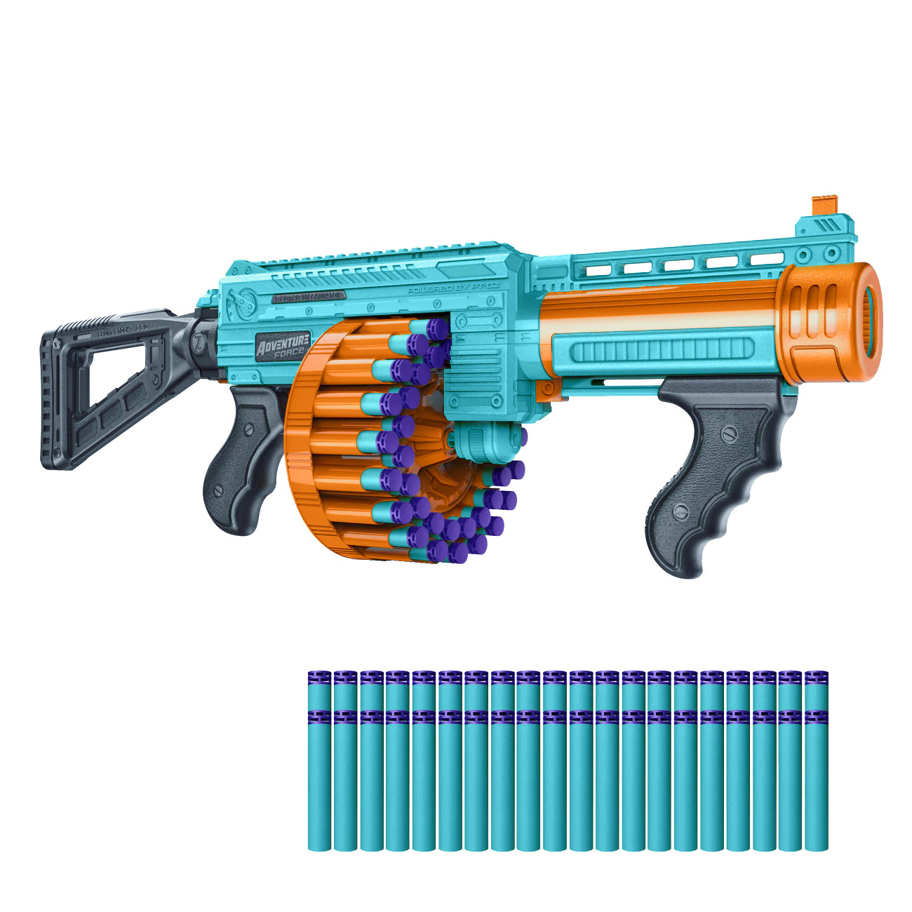 Dart Zone Retro-Shot Villainator Blaster