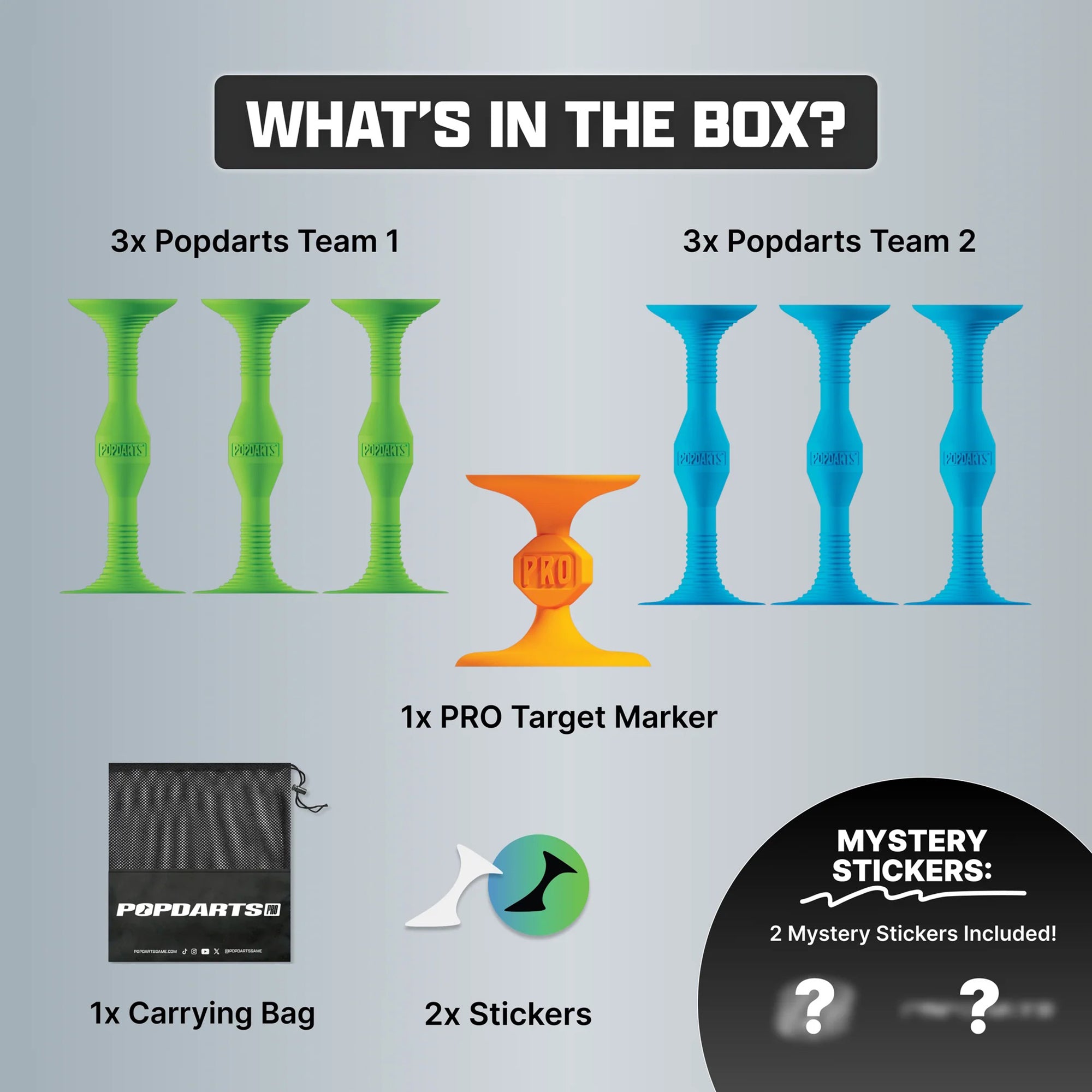 Pack Pro Pop Darts - Bleu/Vert