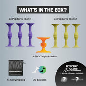 Pack Pro Pop Darts - Violet/Jaune