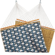 Quilted Fabric Spreader Bar Hammock - Nautical
