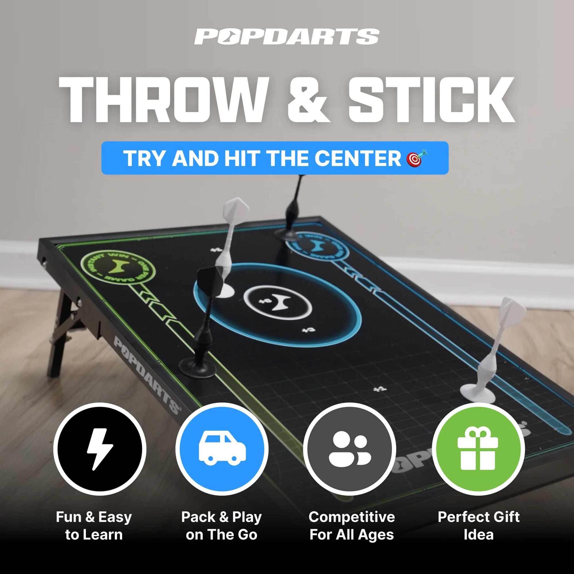 Popdarts Swaptop Board Top - Original