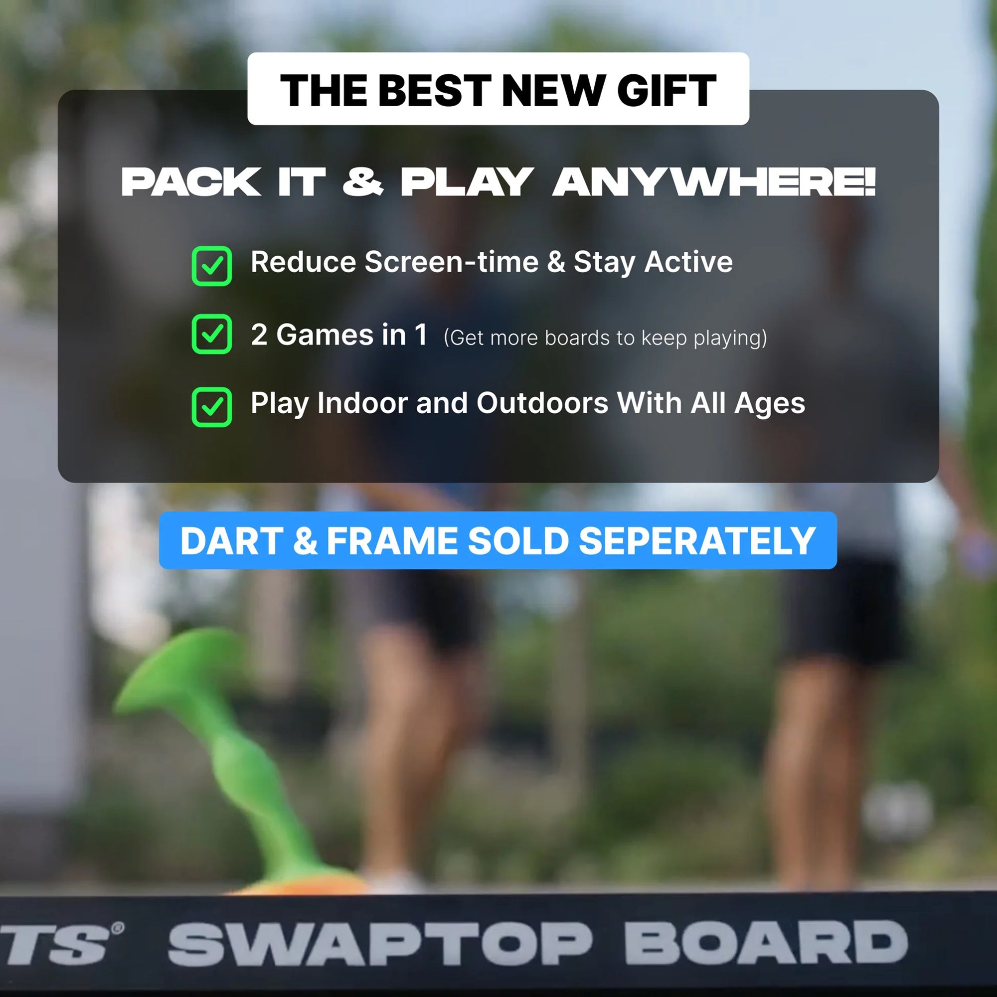 Popdarts Swaptop Board Top - Original