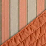 Sunbrella® Quilted Spreader Bar Hammock - Cameo & Coral