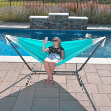 Load image into Gallery viewer, 9ft Sunbrella® Hammock with Stand
