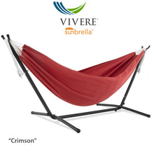 Load image into Gallery viewer, 9ft Sunbrella® Hammock with Stand
