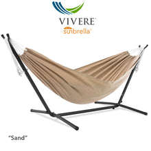 Load image into Gallery viewer, 9ft Sunbrella® Hammock with Stand
